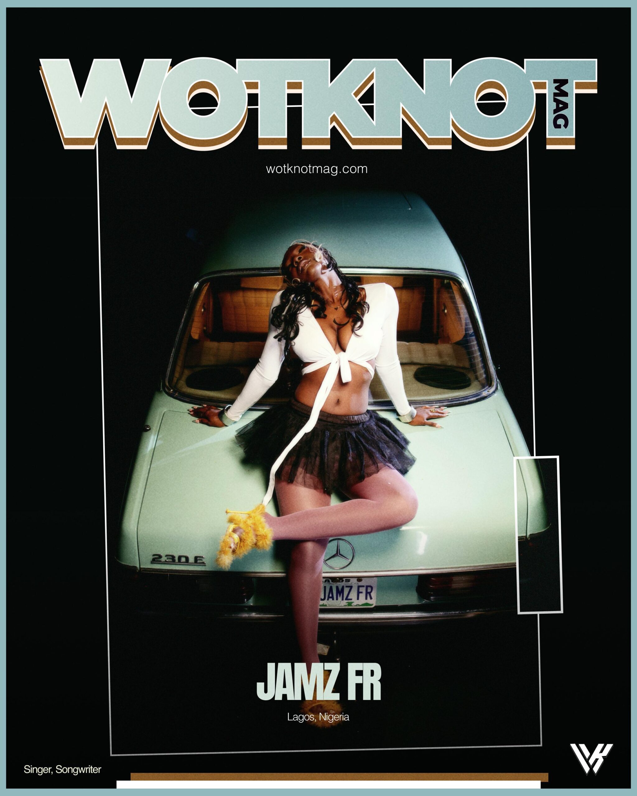 WOTKNOTMAG Issue No. 01 cover featuring Jamz FR